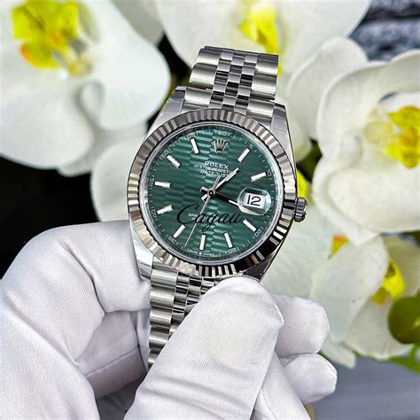 rolex datejust 41 groen|rolex datejust 41 specifications.